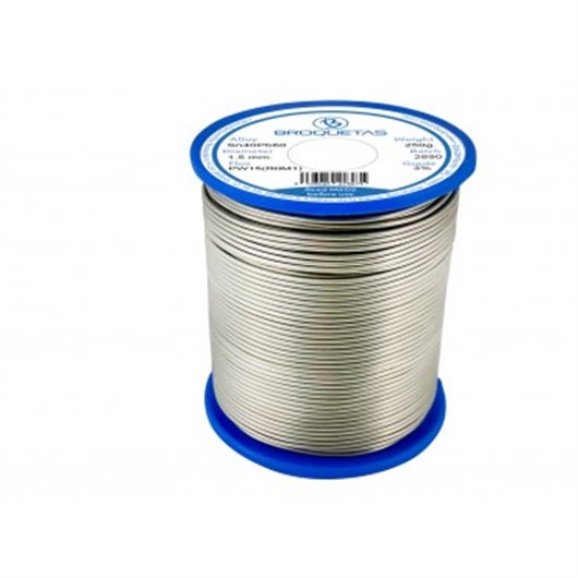 Rollo De Estao Brofil 40 Sn40 Pb60 250 Gr  1,5 Mm Broquetas