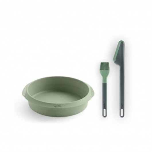 Molde 20Cm+Pinzas+Pincel Kit Freidora Aire Kit Esencial Lekue