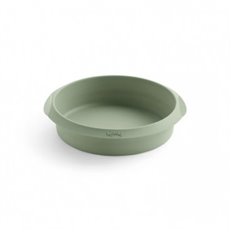 Molde Redondo Silicona Freidora Aire  20Cm Verde Lekue