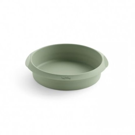 Molde Redondo Silicona Freidora Aire  20Cm Verde Lekue