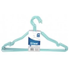 Percha Alambre Azul 6 Uds 40 X 22 X 0,4 Cm Mondex