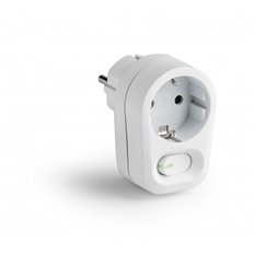 Adaptador Frontal 1 Toma C0N Interruptor Blanco 16A 250V Famatel