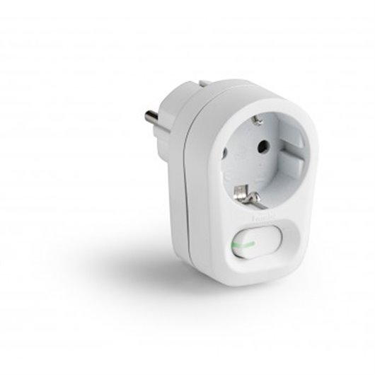 Adaptador Frontal 1 Toma C0N Interruptor Blanco 16A 250V Famatel