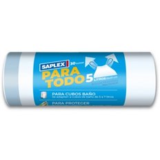Bolsa Multiusos 5 L (30 Uds) Para Todo 35X37 Cm Saplex