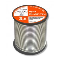 Estao De Soldar Tipo Plata Cb  3,5 Mm 250 Gr Broquetas