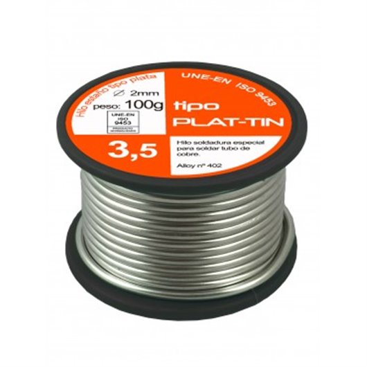 Estao De Soldar Tipo Plata Cb  3,5 Mm 100 Gr Broquetas