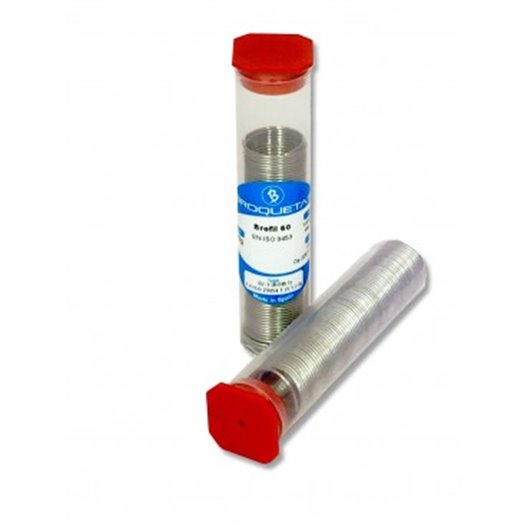 Hilo De Soldar Estao 60Sn / 40Pb  1 Mm 25 Gr Con Flux Broquetas