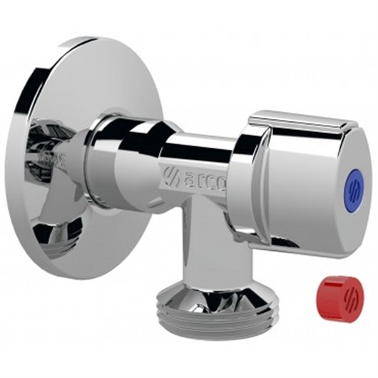 Valvula Escuadra A-80 L-85 Mac M/Nova Zamak 1/2 X 3/4 Arco