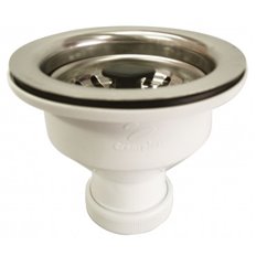 Valvula Cestilla Acero Inox  113 Mm  40 1" 1/2" Crearplast