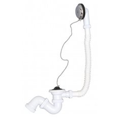 Valvula Baera Sifnica Con Tubo Rebosadero  40 1" 1/2" Crearplast