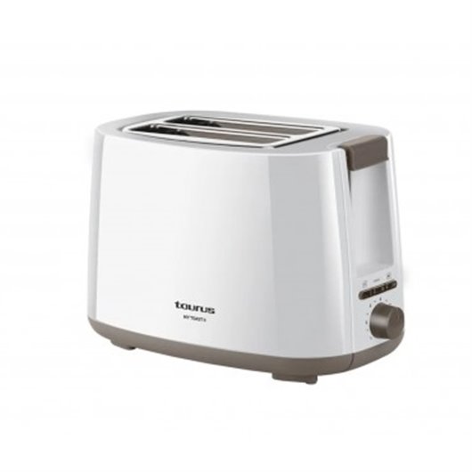 Tostador Dos Ranuras Cortas Mytoast Ii Blanco 750W Taurus