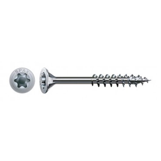Tornillo Madera Pr T30 Cabeza Plana Torx Wirox 6 X 130 Mm 100 Uds Spax