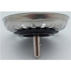 Tapon Desague Con Valvula Cesta Con Eje Central 115  81 X 31 Crearplast