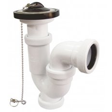 Sifon Curvo Extensible Completo  40 Mm 1" 1/2" Crearplast