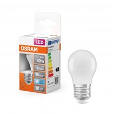 Bombilla Esferica Led E27 4,9W 470Lm 4000K Ip20 Osram