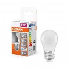 Bombilla Esferica Led E27 4,9W 470Lm 6500K Ip20 Osram