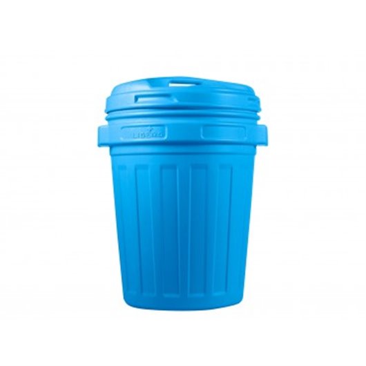 Cubo Basura Con Tapa Rosca 70 L - Azul