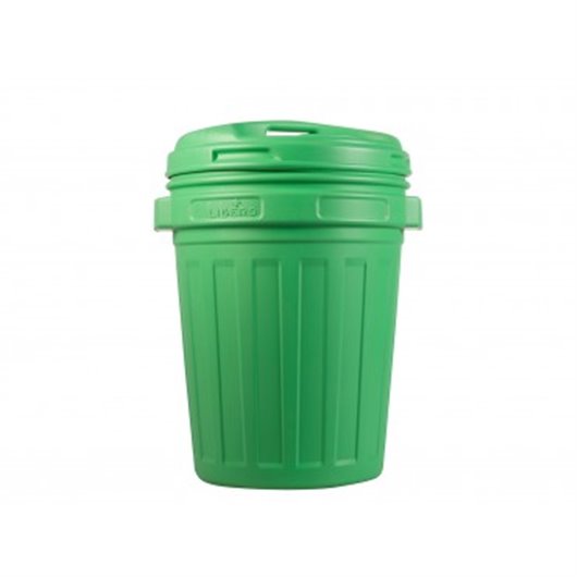 Cubo Basura Con Tapa Rosca 70 L - Verde