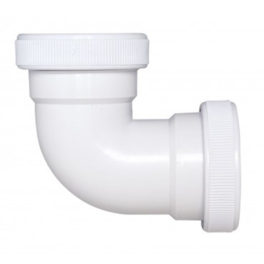 Enlace Codo Hembra Hembra Sifon  32 Mm 1"" Crearplast