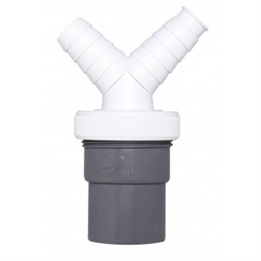 Enlace Mixtotubos Lisos-Encolar Doble  40 Mm 1" Crearplast
