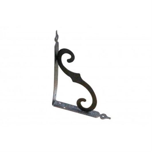 Escuadra Soporte Ornamental 115 X 150 Mm Negro Nivel