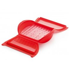 Estuche Vapor 3-4 Con Rejilla Rojo Brabantia