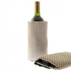 Funda Enfriadora Ajustable Vino / Cava Rayas Beig Koala