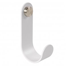 Gancho Boton Inox Blanco Nesu