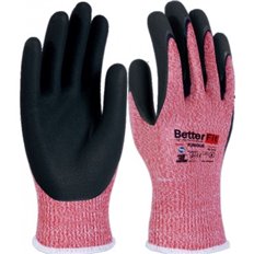 Guante Anticorte Polietileno / Fibra Vidrio Recubierto Nitrilo Foam Furious Talla 8 3L