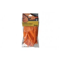 Guante Neopreno Y Latex Grandeur 70 Naranja Talla 7 Juba