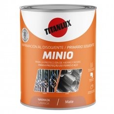 Imprimacion Antioxido Minio Sintetico 750 Ml Naranja Titanlux