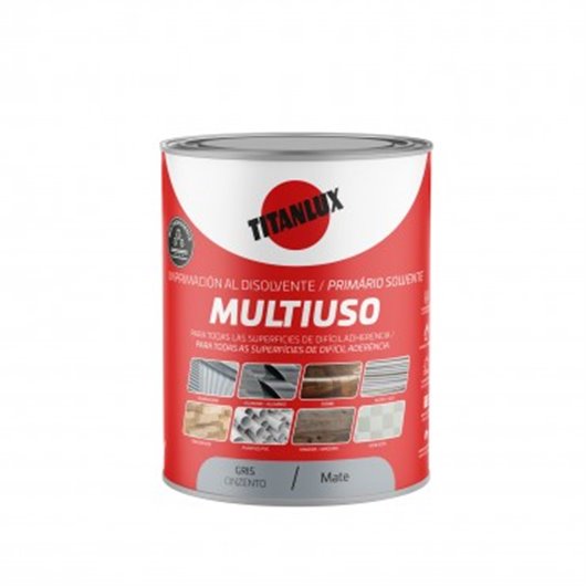 Imprimacion Sintetica Multiuso 250 Ml Gris Titanlux