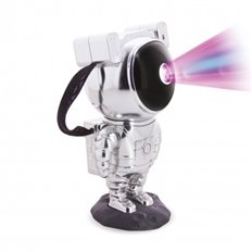Lampara Sobremesa Robot Astronauta Luz Noche Silverlite Con Batera Y Recargable Xanlite