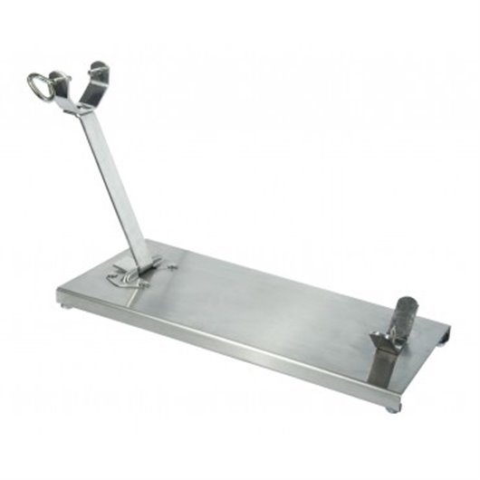 Jamonero Horizontal Plegable Base Inox 500 56 X 18 X 26 Cm Flores Corts