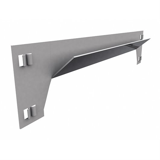 Larguero Sclick Gris Oscuro 100 Cm Sin Tornillos Simonrack