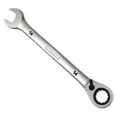 Llave Combinada Con Carraca Reversible 20 Mm Cromo Vanadio Ironside