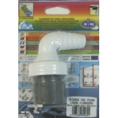 Desague Evacuacion  Lavadora 40Mm Pvc Blanco S M