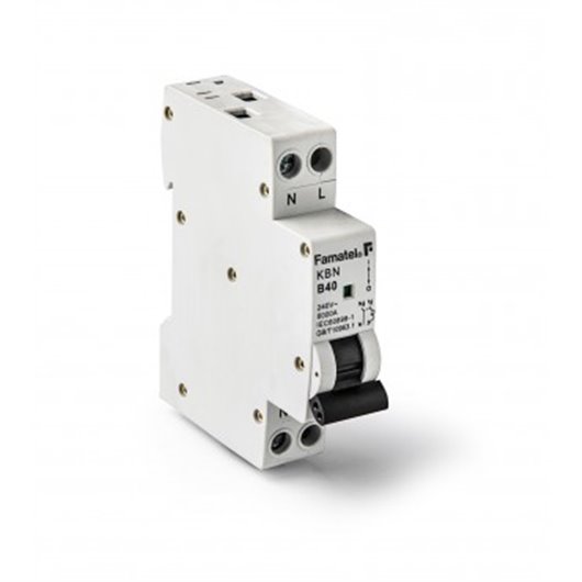 Magnetotermico Reducido 1 Polo+Neutro 40A Famatel