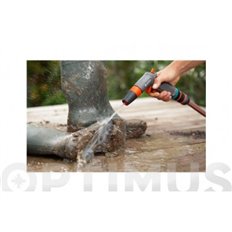 Pistola Riego Metal Boquilla Jet 'Premium' Multichorro Graduable Gardena