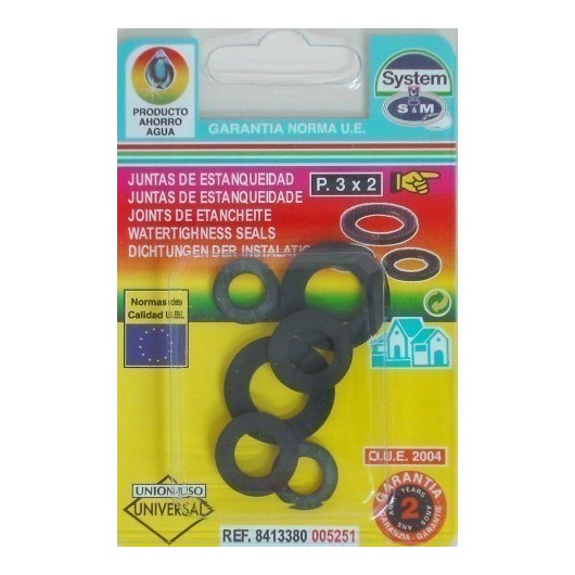 Junta Fontan Plana 6Pz Surtido S M 6 Pz