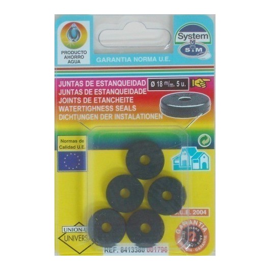 Junta Grifo Soleta 18Mm 5Pz S M 