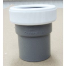Racor Pvc Para Tubo Liso  40 Mm 1" Crearplast