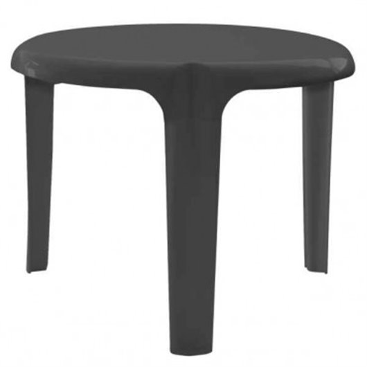 Mesa Auxiliar Resina 50 X 39 Cm Antracita Garden Life