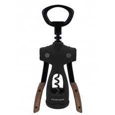 Sacacorchos De Alas Negro/Madera Vin Bouquet
