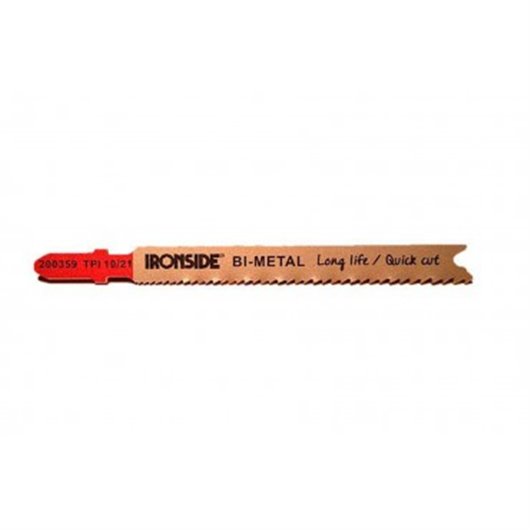 Hoja Sierra Calar Para Metal T123 Xf 5 Uds Recto Fino. Logitud 100 Mm Ironside