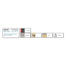 Hoja Sierra Calar Para Metal T227 D 5 Uds Curvo Fino. Logitud 100 Mm Ironside