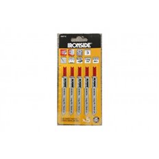 Hoja Sierra Calar Para Metal Y Pvc U127 D 5 Uds Recto Fino. Logitud 100 Mm Ironside