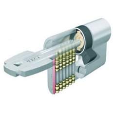 Cilindro Seguridad  30X30Mm M6503030N Niquel Leva Corta Tesa
