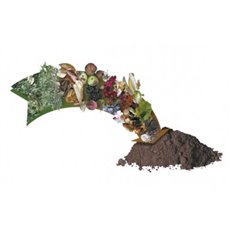 Compostador Jard 83X70X70Cm 400L Graf Pp Ver 627003