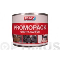 Cinta Adh 50Mmx25Mt Americana Negra Tesaband Standard 4688